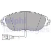 LP3389 DELPHI Комплект тормозных колодок, дисковый тормоз