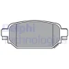 LP3393 DELPHI Комплект тормозных колодок, дисковый тормоз