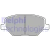 LP3474 DELPHI Комплект тормозных колодок, дисковый тормоз