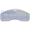 LP3541 DELPHI Комплект тормозных колодок, дисковый тормоз