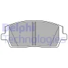 LP3552 DELPHI Комплект тормозных колодок, дисковый тормоз