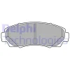 LP3613 DELPHI Комплект тормозных колодок, дисковый тормоз