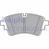 LP3670 DELPHI Комплект тормозных колодок, дисковый тормоз