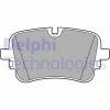 LP3671 DELPHI Комплект тормозных колодок, дисковый тормоз