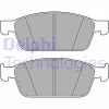 LP3672 DELPHI Комплект тормозных колодок, дисковый тормоз