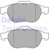 LP3691 DELPHI Комплект тормозных колодок, дисковый тормоз