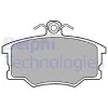 LP453 DELPHI Комплект тормозных колодок, дисковый тормоз