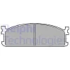 LP476 DELPHI Комплект тормозных колодок, дисковый тормоз