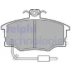 LP569 DELPHI Комплект тормозных колодок, дисковый тормоз