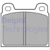 LP61 DELPHI Комплект тормозных колодок, дисковый тормоз