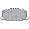 LP613 DELPHI Комплект тормозных колодок, дисковый тормоз