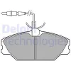 LP788 DELPHI Комплект тормозных колодок, дисковый тормоз
