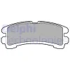 LP816 DELPHI Комплект тормозных колодок, дисковый тормоз