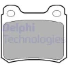 LP915 DELPHI Комплект тормозных колодок, дисковый тормоз