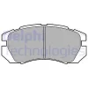 LP930 DELPHI Комплект тормозных колодок, дисковый тормоз