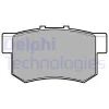 LP948 DELPHI Комплект тормозных колодок, дисковый тормоз