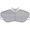 LP956 DELPHI Комплект тормозных колодок, дисковый тормоз