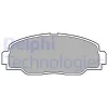 LP988 DELPHI Комплект тормозных колодок, дисковый тормоз