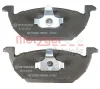 Превью - 1170027 METZGER Комплект тормозных колодок, дисковый тормоз (фото 2)