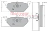 Превью - 1170027 METZGER Комплект тормозных колодок, дисковый тормоз (фото 5)