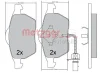 Превью - 1170036 METZGER Комплект тормозных колодок, дисковый тормоз (фото 4)