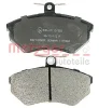 Превью - 1170062 METZGER Комплект тормозных колодок, дисковый тормоз (фото 2)