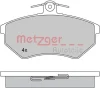 Превью - 1170062 METZGER Комплект тормозных колодок, дисковый тормоз (фото 3)