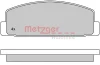 Превью - 1170088 METZGER Комплект тормозных колодок, дисковый тормоз (фото 3)