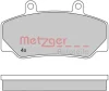 Превью - 1170094 METZGER Комплект тормозных колодок, дисковый тормоз (фото 3)