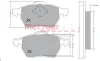 Превью - 1170114 METZGER Комплект тормозных колодок, дисковый тормоз (фото 5)