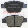 Превью - 1170131 METZGER Комплект тормозных колодок, дисковый тормоз (фото 2)