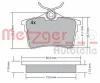 Превью - 1170139 METZGER Комплект тормозных колодок, дисковый тормоз (фото 3)
