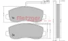 Превью - 1170148 METZGER Комплект тормозных колодок, дисковый тормоз (фото 3)