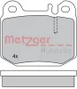 1170157 METZGER Комплект тормозных колодок, дисковый тормоз
