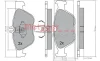 Превью - 1170162 METZGER Комплект тормозных колодок, дисковый тормоз (фото 4)