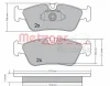 Превью - 1170177 METZGER Комплект тормозных колодок, дисковый тормоз (фото 5)