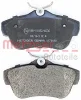 Превью - 1170192 METZGER Комплект тормозных колодок, дисковый тормоз (фото 2)