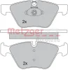 Превью - 1170203 METZGER Комплект тормозных колодок, дисковый тормоз (фото 5)