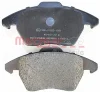 Превью - 1170211 METZGER Комплект тормозных колодок, дисковый тормоз (фото 3)