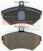 Превью - 1170214 METZGER Комплект тормозных колодок, дисковый тормоз (фото 2)