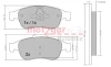 Превью - 1170265 METZGER Комплект тормозных колодок, дисковый тормоз (фото 5)