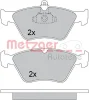 Превью - 1170279 METZGER Комплект тормозных колодок, дисковый тормоз (фото 3)