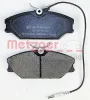 Превью - 1170301 METZGER Комплект тормозных колодок, дисковый тормоз (фото 2)