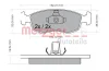 Превью - 1170308 METZGER Комплект тормозных колодок, дисковый тормоз (фото 5)