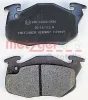 Превью - 1170309 METZGER Комплект тормозных колодок, дисковый тормоз (фото 3)