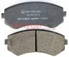 Превью - 1170317 METZGER Комплект тормозных колодок, дисковый тормоз (фото 3)