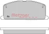 Превью - 1170327 METZGER Комплект тормозных колодок, дисковый тормоз (фото 3)