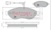 Превью - 1170348 METZGER Комплект тормозных колодок, дисковый тормоз (фото 3)