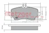 Превью - 1170353 METZGER Комплект тормозных колодок, дисковый тормоз (фото 3)
