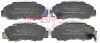 1170373 METZGER Комплект тормозных колодок, дисковый тормоз